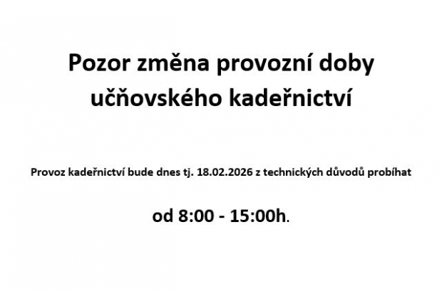 Změna provozní doby