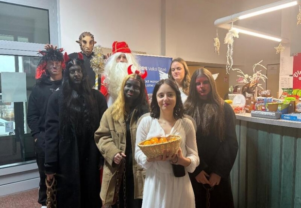 Čerti ve škole – krásná tradice na SOŠ Jana Tiraye Velká Bíteš