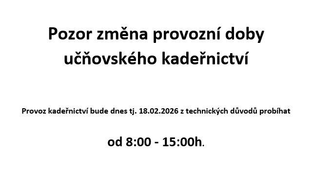 Změna provozní doby