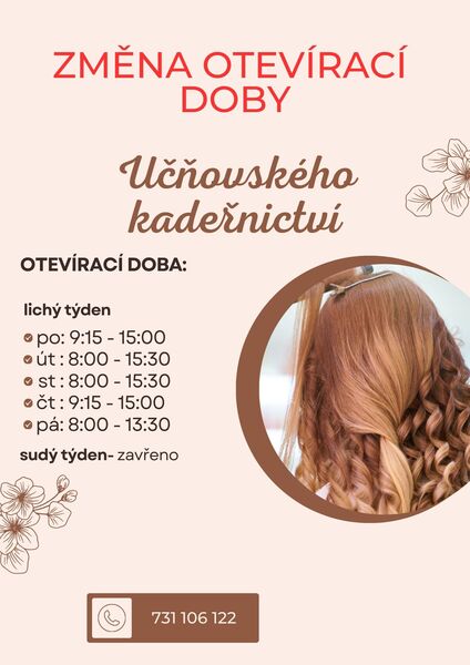 Změna otevírací doby 1